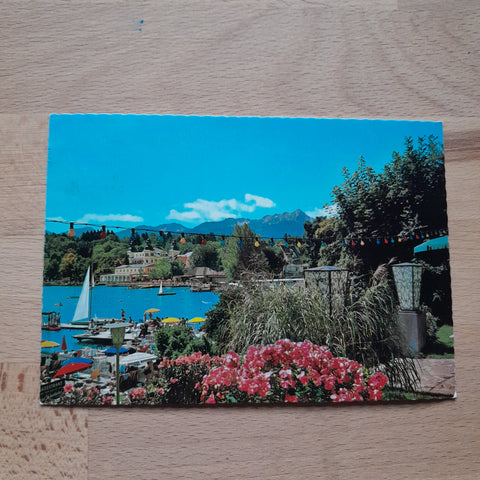 AK Alpenseebad Velden am Wörthersee.
