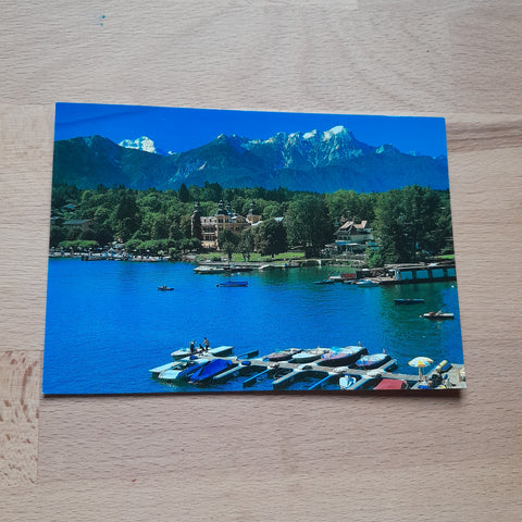 AK Velden am Wörthersee mit Schloss Velden.