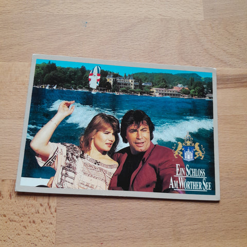 AK Velden am Wörthersee. Ein Schloss am Wörthersee. Fernsehserie RTL PLus Jenny Jürgens, Roy Black.