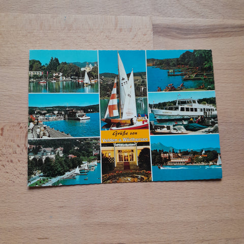 AK Grüße von Velden am Wörthersee.