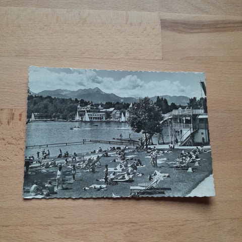 AK Velden am Wörthersee. Strandbad Bulfon.