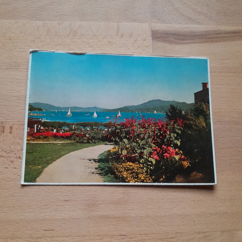 AK Blumenpromenade in Velden am Wörthersee.