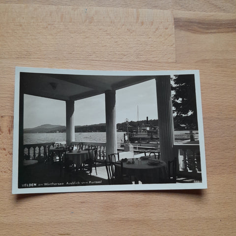 AK Velden am Wörthersee Ausblick vom Kursaal. (1930)