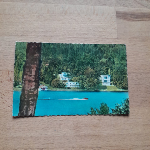 AK Velden am Wörthersee. Franz Teply Urlaubsheim Gewerkschaft der Metall- und Bergarbeiter.