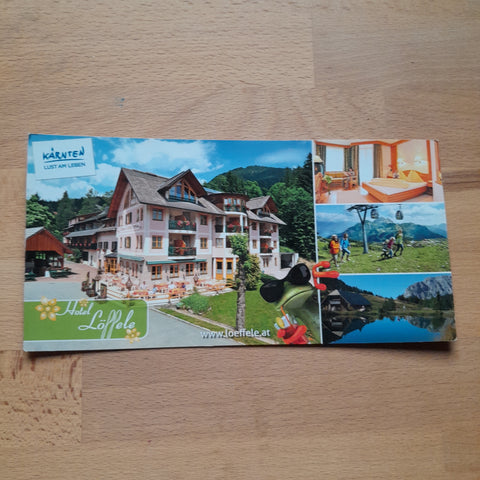 AK Weissbriach 88. Hotel Löffele Familie Waldner.