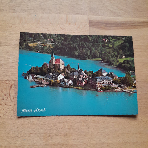 AK Maria Wörth. Gelaufen. Großformat. Verlag: Steinmann. Nummeriert: 236. Zustand:
