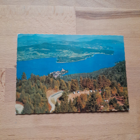 AK Pyramidenkogel. Blick vom Pyramidenkogel mit Wörthersee.