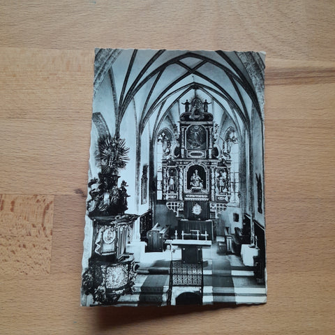 AK Maria Wörth. Inneres der Wallfahrtskirche.