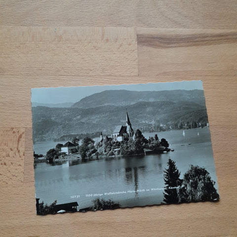 AK 1100 jährige Wallfahrtskirche Maria Wörth im Wörthersee.