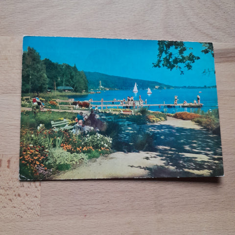 AK Strandleben am Wörthersee.
