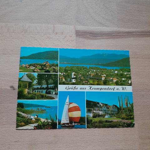 AK Grüße aus Krumpendorf am Wörthersee.