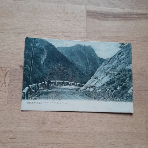 AK Selenitza von der oberen Loiblstrasse. (1906)