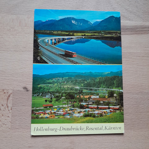 AK Hollenburg Draubrücke. Rosental.