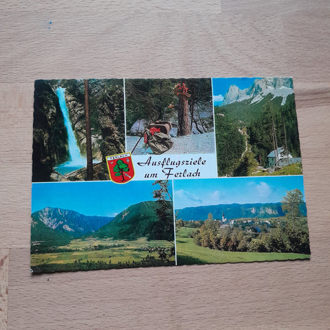 AK Ausflugsziele um Ferlach.
