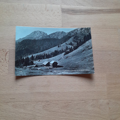 AK Möselalm bei Weißbriach mit Reißkofel.