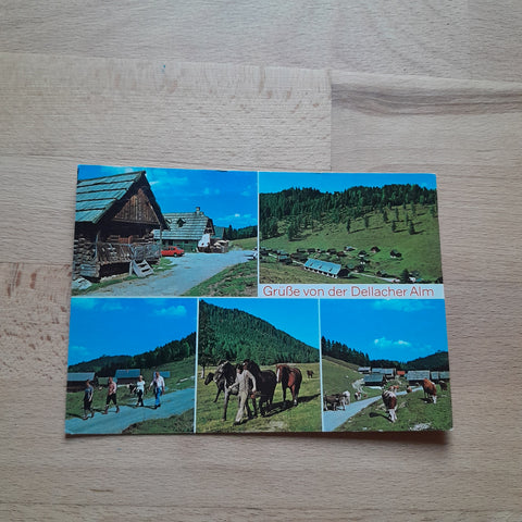 AK Grüße von der Dellacher Alm.