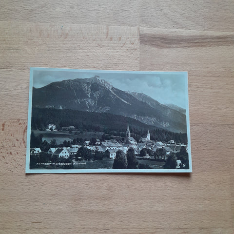 AK Hermagor mit Spitzegel.