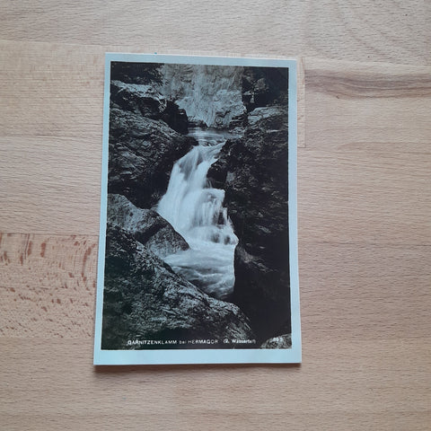 AK Garnitzenklamm bei Hermagor. (2. Wasserfall)