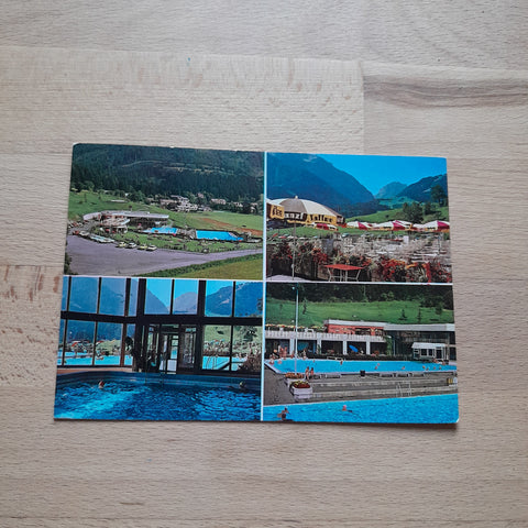 AK Kötschach-Mauthen. Hallenfreibad. Cafe Isolde.