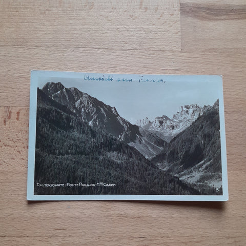 AK Rautenscharte Monte Paralba Mte Ciadem. (1934)