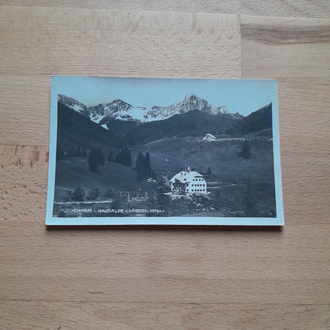 AK Plöckenhaus u. Hausalpe mit Käserei.