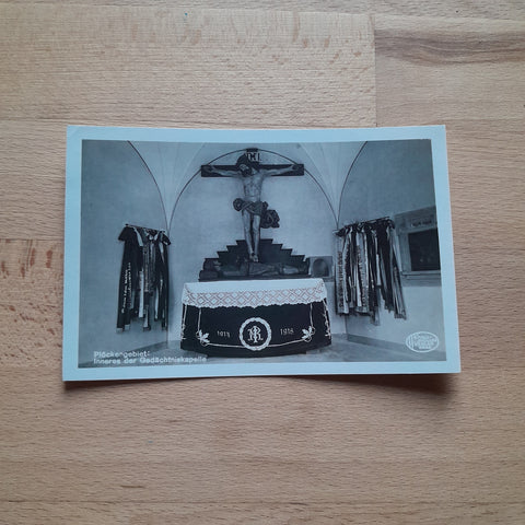 AK Plöckengebiet: Inneres der Gedächtniskapelle. (1931)