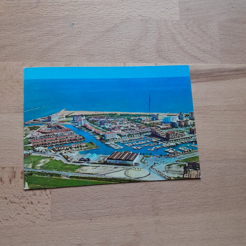 AK Caorle. Porto Santa Margherita. Veduta aerea.
