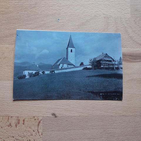 Foto AK Pfarrkirche St. Lorenzen in der Reichenau.