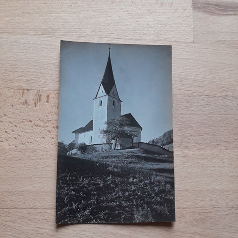 Foto AK Pfarrkirche St. Peter ob Radenthein.