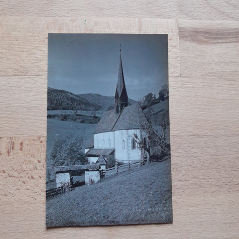Foto AK Filialkirche St. Katharina im Bade. (Bad Kleinkirchheim)