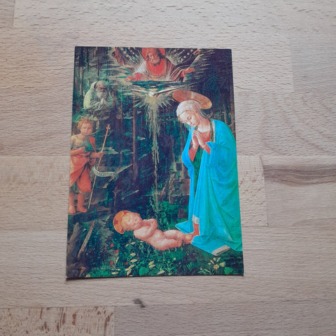 AK Gnadenvolle Weihnachten... Maria mit Kind Fra Filippo Lippi.