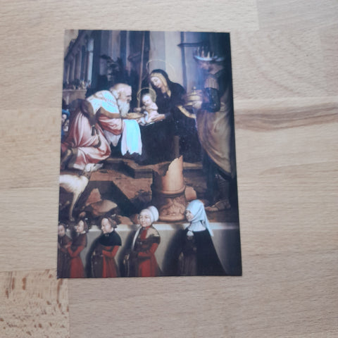 AK Heilige Familie in der Kathedrale von Freiburg um 1513.