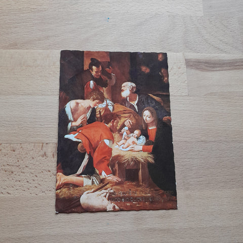 AK Anbetung der Hirten von van Loo. (1705-1765)