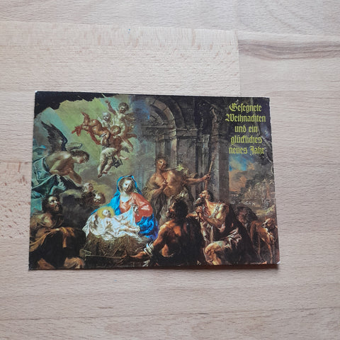 AK Anbetung der Hirten von Johann Georg Platzer in Südtirol. Tiroler Landesmuseum Ferdinandeum Innsbruck.