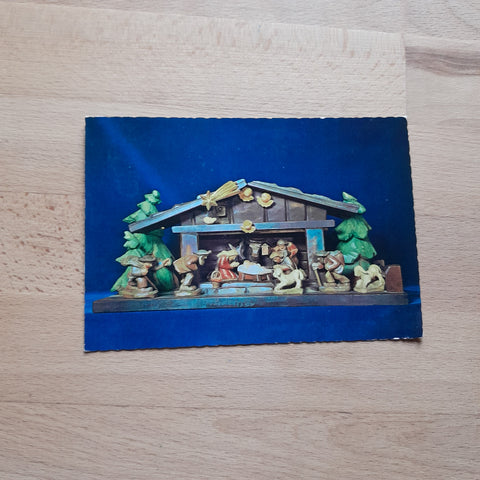 AK Krippe im Konvikt der Ursulinen Salzburg-Glasenbach, Aignerstraße 135.