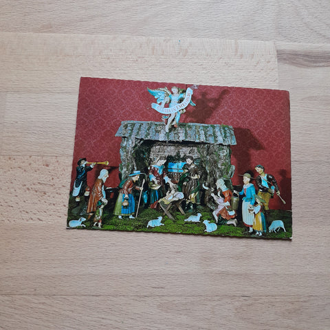 AK Ebenseer Weihnachtskrippe.