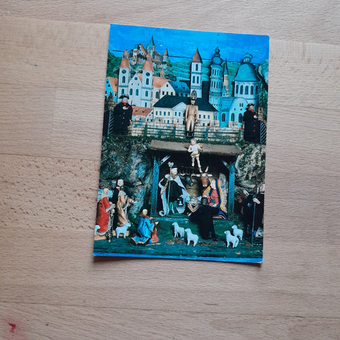 AK Rosegger-Krippe Pfarrkirche St. Kathrein am Hauenstein.