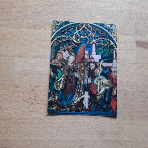 AK Veit-Stoß-Altar Geburt Christi. Stift Nonnberg. Salzburg.