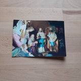 Billett Anbetung der Könige Auschnitt aus der Weihnachtskrippe des Herz-Jesu-Kirche Graz. (Bildhauer Ferdinand Stuflesser, Gröden 1892.