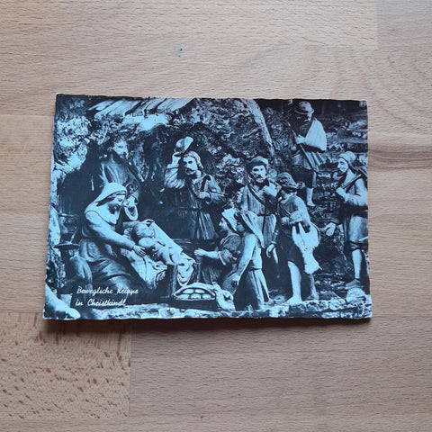 AK Bewegliche Krippe in Christkindl.