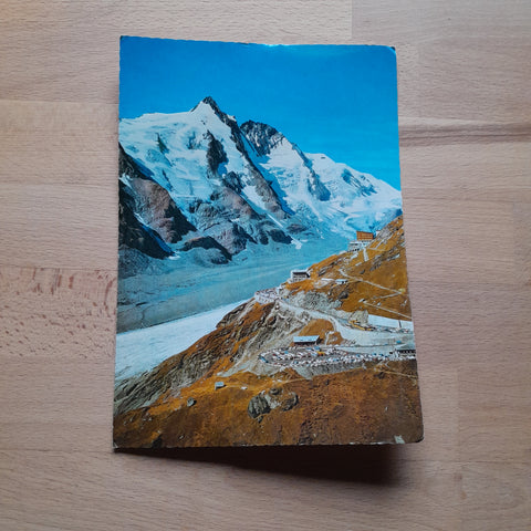 AK Großglockner Hochalpenstraße Südrampe Franz-Josefs-Höhe mit Großglockner und Pasterzengletscher.