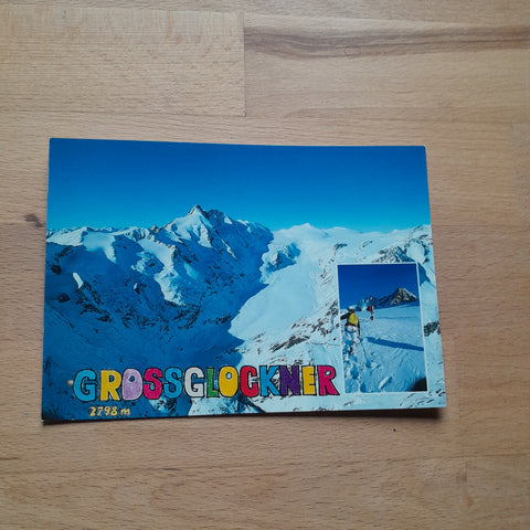 AK Großglockner mit Pasterzengletscher.