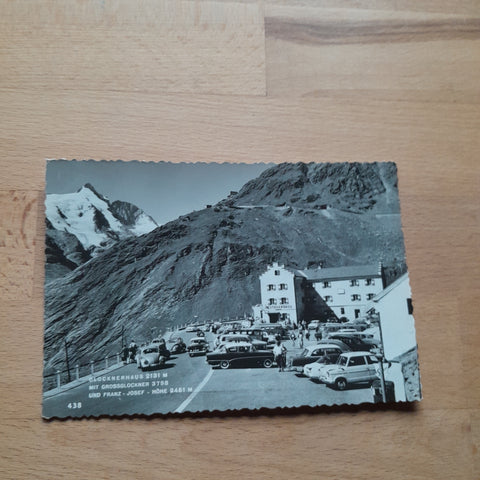 AK Glocknerhaus mit Grossglockner und Franz Josefs Höhe.