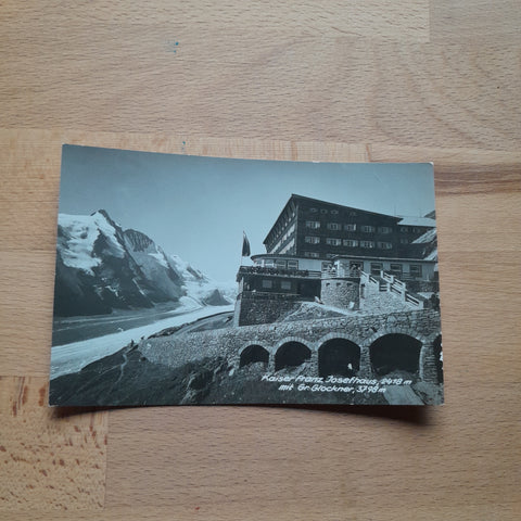 AK Kaiser Franz Josefhaus mit Großglockner.