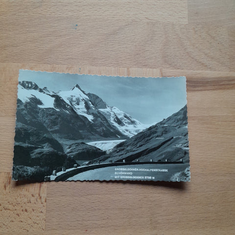 AK Grossglockner-Hochalpenstrasse Schönwand mit Grossglockner.