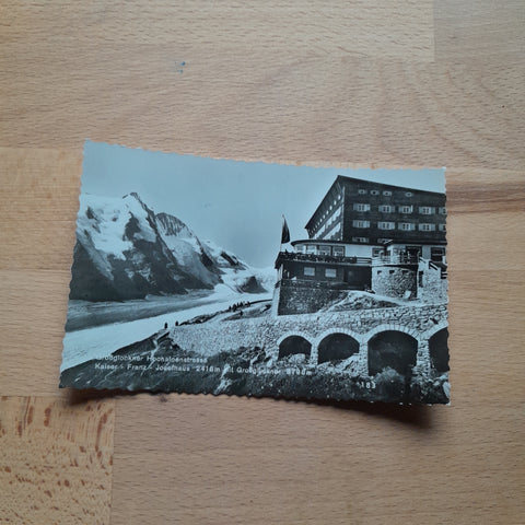 AK Kaiser-Franz Josefhaus mit Grossglockner.