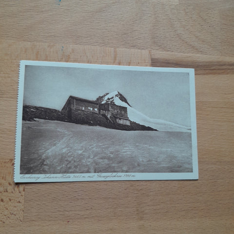 AK Erzherzog Johann Hütte mit Grossglockner. (1928)