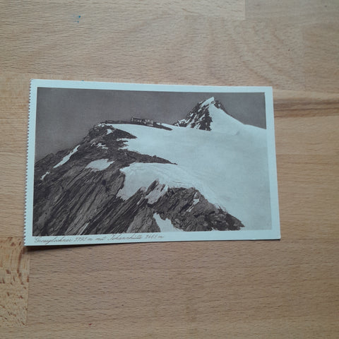 AK Grossglockner mit Johannhütte. (1928)