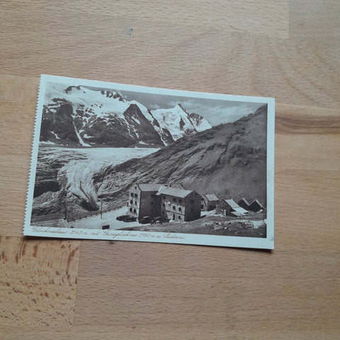 AK Glocknerhaus mit Großglockner u. Pasterze. (1928)
