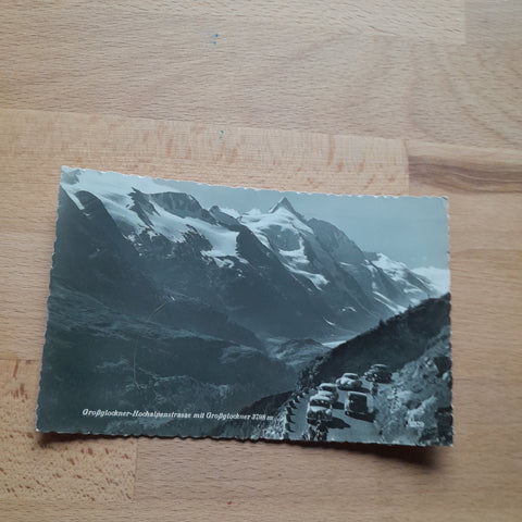 AK Großglockner-Hochalpenstrasse mit Großglockner.
